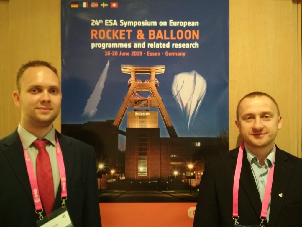 SpaceForest representatives at 24th ESA Symposium on European Rocket Balloon programmes and related research.