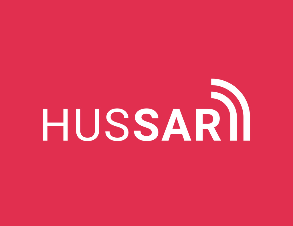 HUSSAR logo - Lightweight synthetic aperture radar (SAR) system for terrain mapping and detecting moving objects.