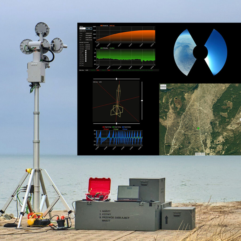 RASEL - Autonomous tracking and communication system for rockets and flying vehicles.